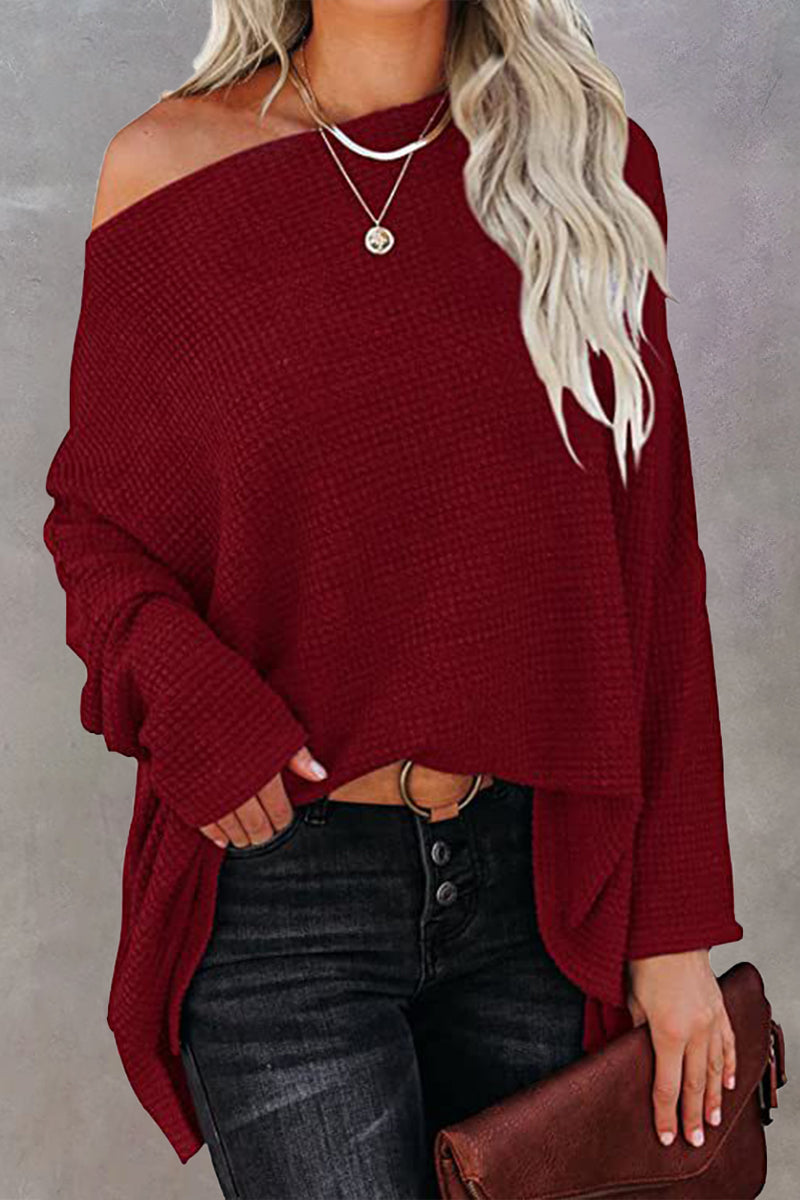 Elvaya | Chic Off-Shoulder Sweater for Casual Style