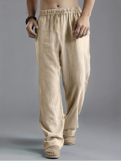 Ethan | Casual Linen Pants for Men - Breathable Comfort Wear